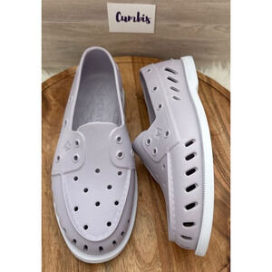Sperry Top-Sider A/O Float Women's Size 8M Lilac White Boat‎ Shoes NEW